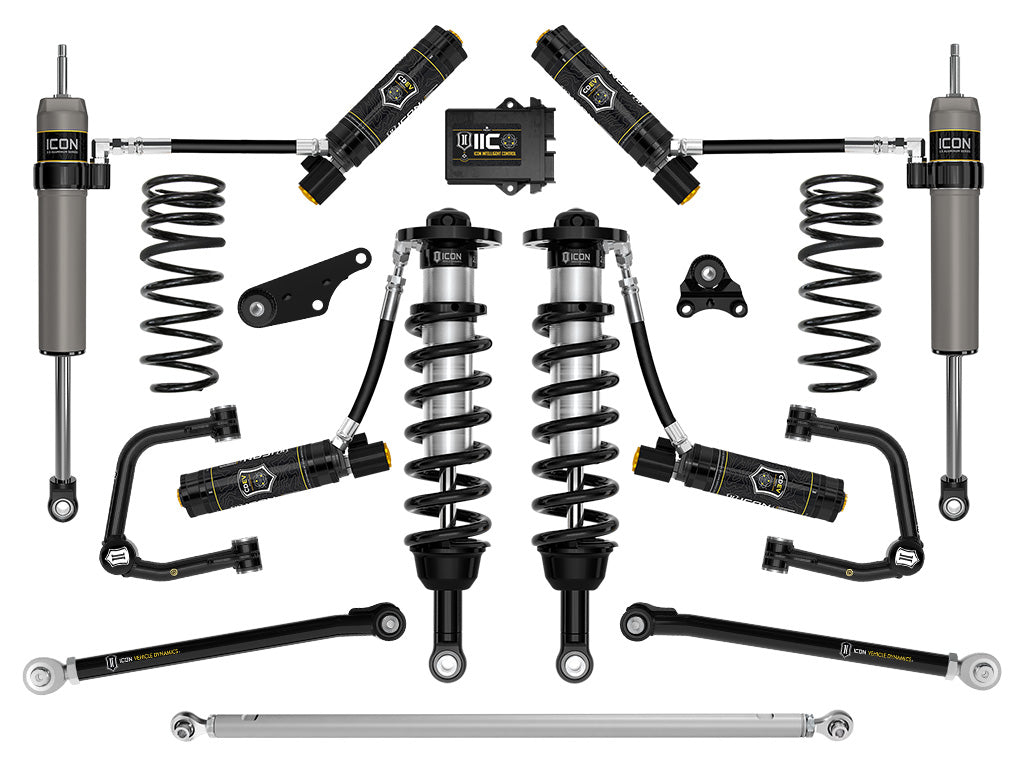 ICON 2025-2026 Toyota 4Runner 4WD, 1.25-3" Lift, Stage 13 Suspension System, Tubular