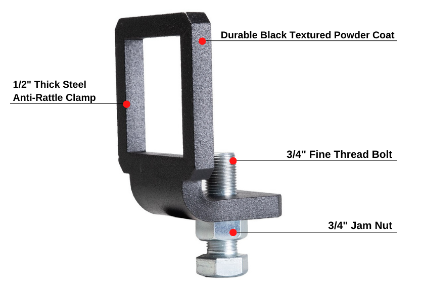 BulletProof 2.5" Anti-Rattle Clamp
