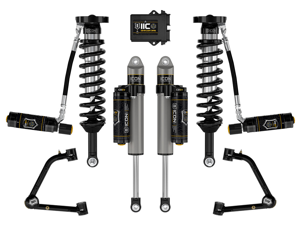 ICON 2023-2026 Chevrolet Colorado WT, LT, & Z71, 1.75-2.5" Lift, Stage 6 Suspension System, Tubular