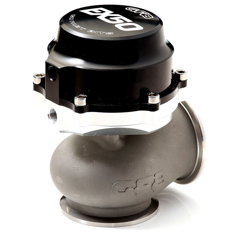 GFB Part Number 7001 50mm External Wastegate angled view