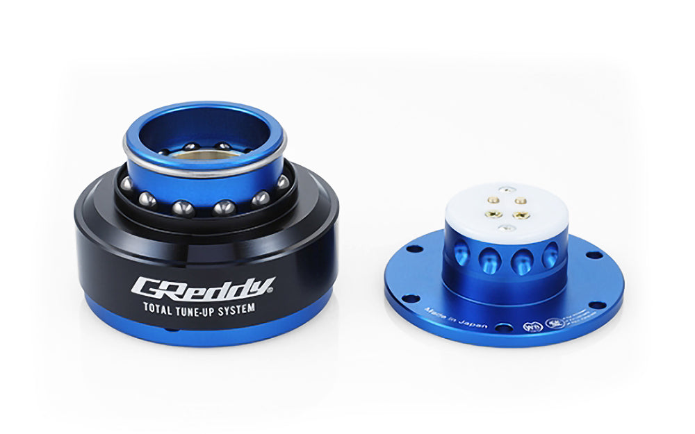 BLUE GREDDY RAPFIX II STEERING WHEEL QUICK RELEASE HUB - (70723801)