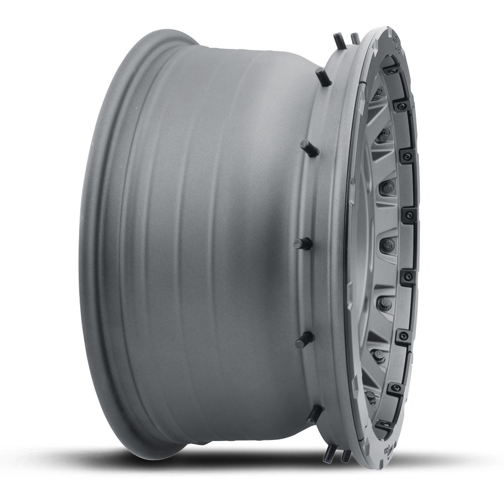 ICON Alloys Hammer Pro, Charcoal, 17 x 8.5 / 6 x 5.5, 0mm Offset, 4.75" BS