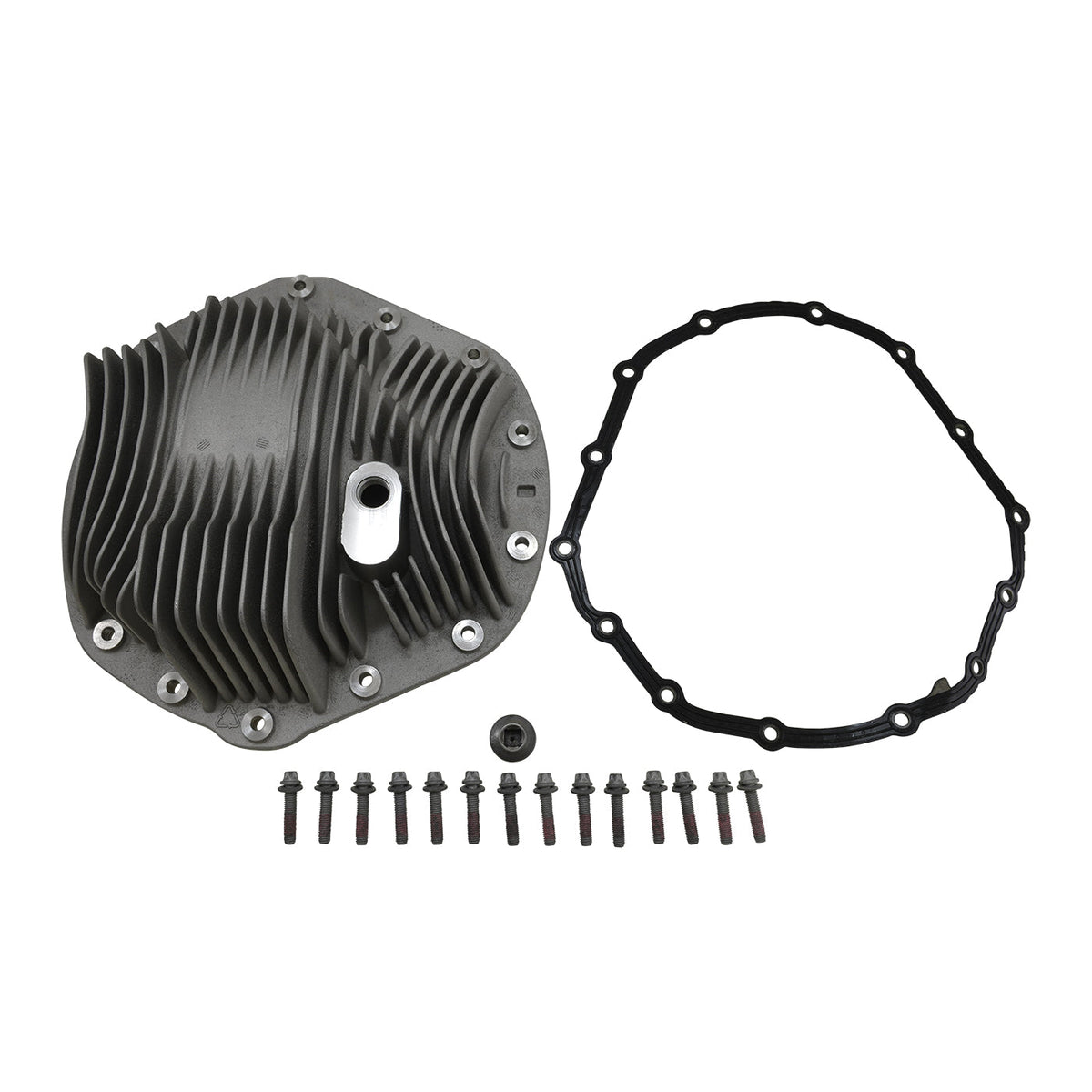 Finned aluminum cover for Dodge & GM 11.5" AAM Rear Axle