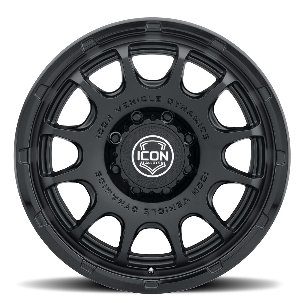ICON Alloys Rancho, Double Black, 20 x 9 / 8 x 170, 6mm Offset, 5.25" BS
