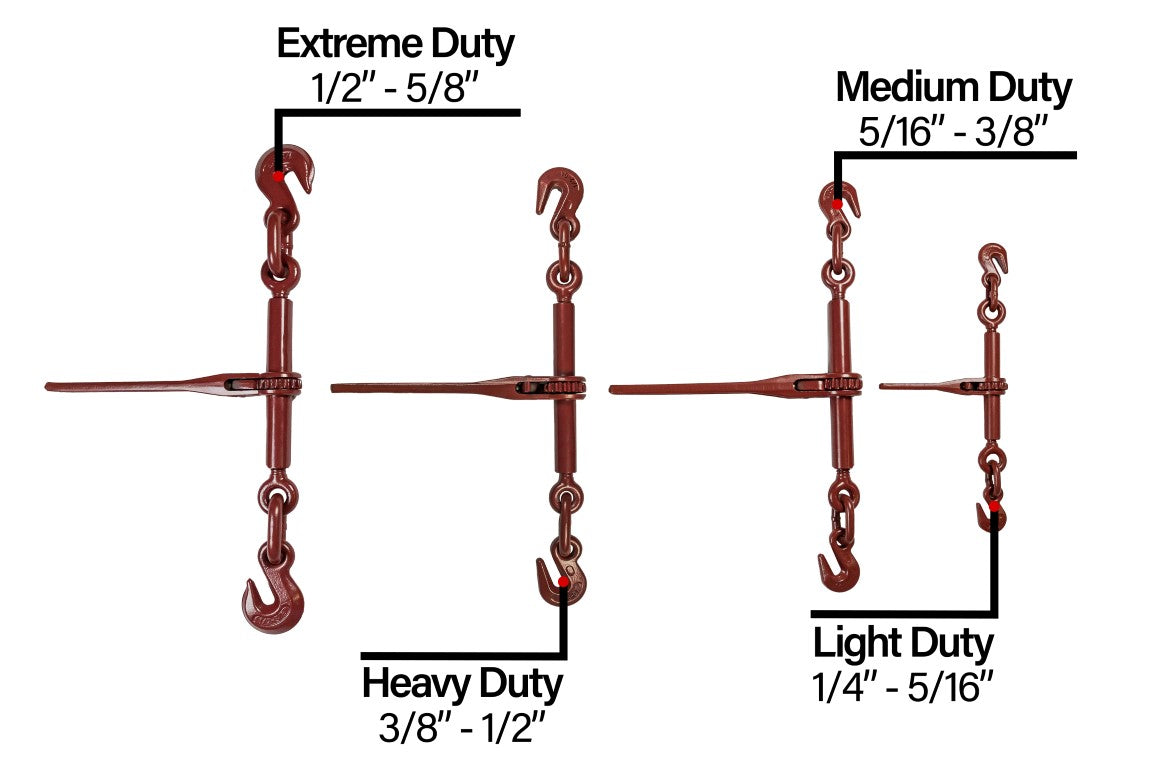 BulletProof Heavy Duty 3/8" - 1/2" Ratchet Binder