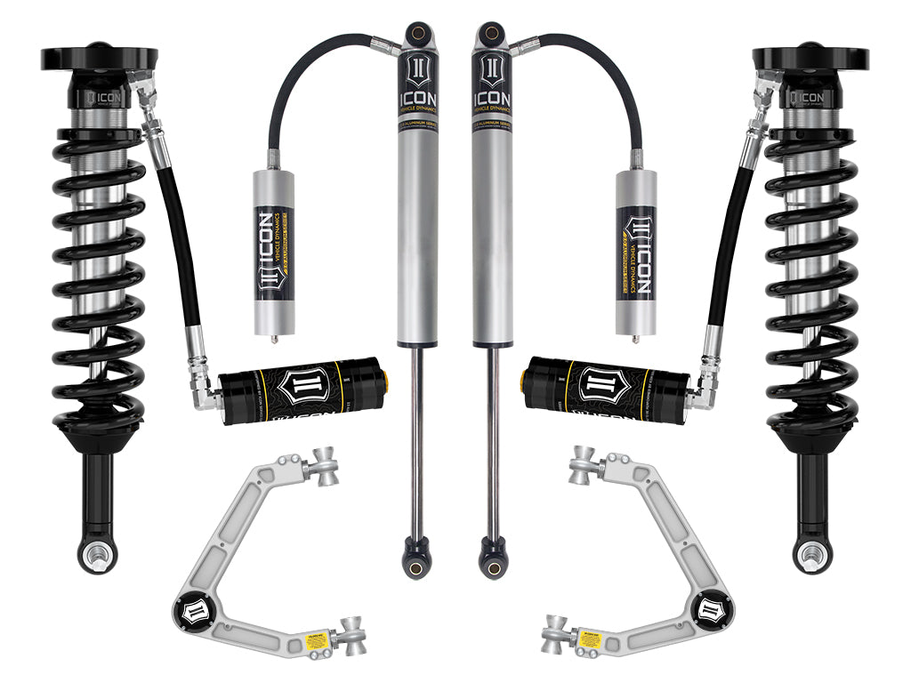 ICON 2023-2026 GMC Canyon AT4, Denali, & Elevation/Chevrolet Colorado Trail Boss, 1.75-2.5" Lift, Stage 3 Suspension System, Billet