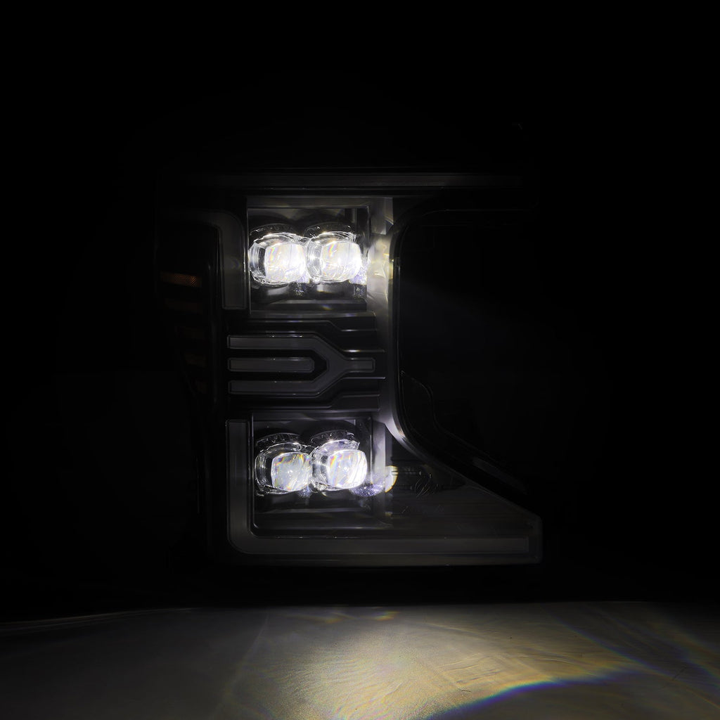 Alpha Rex 20-22 Ford Super Duty NOVA-Series LED Projector Headlights Black
