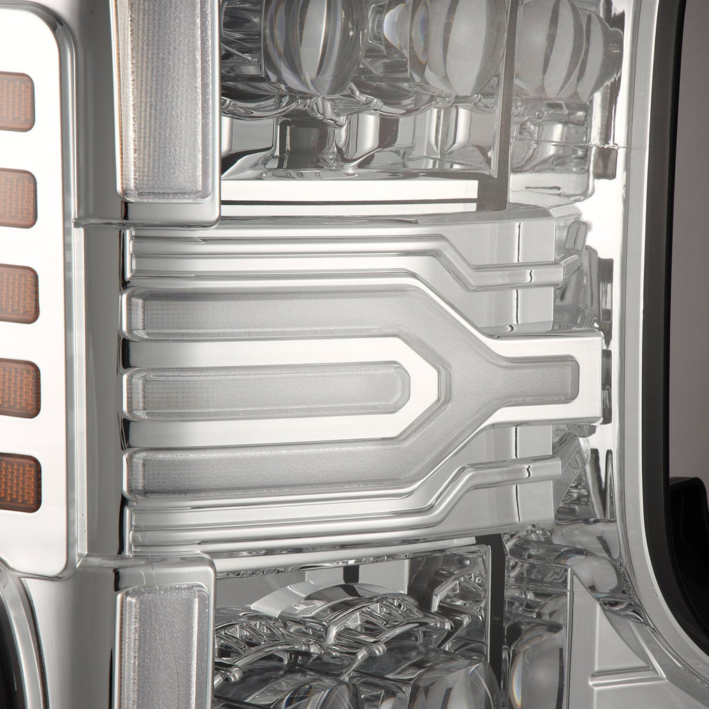Alpha Rex 20-22 Ford Super Duty NOVA-Series LED Projector Headlights Chrome