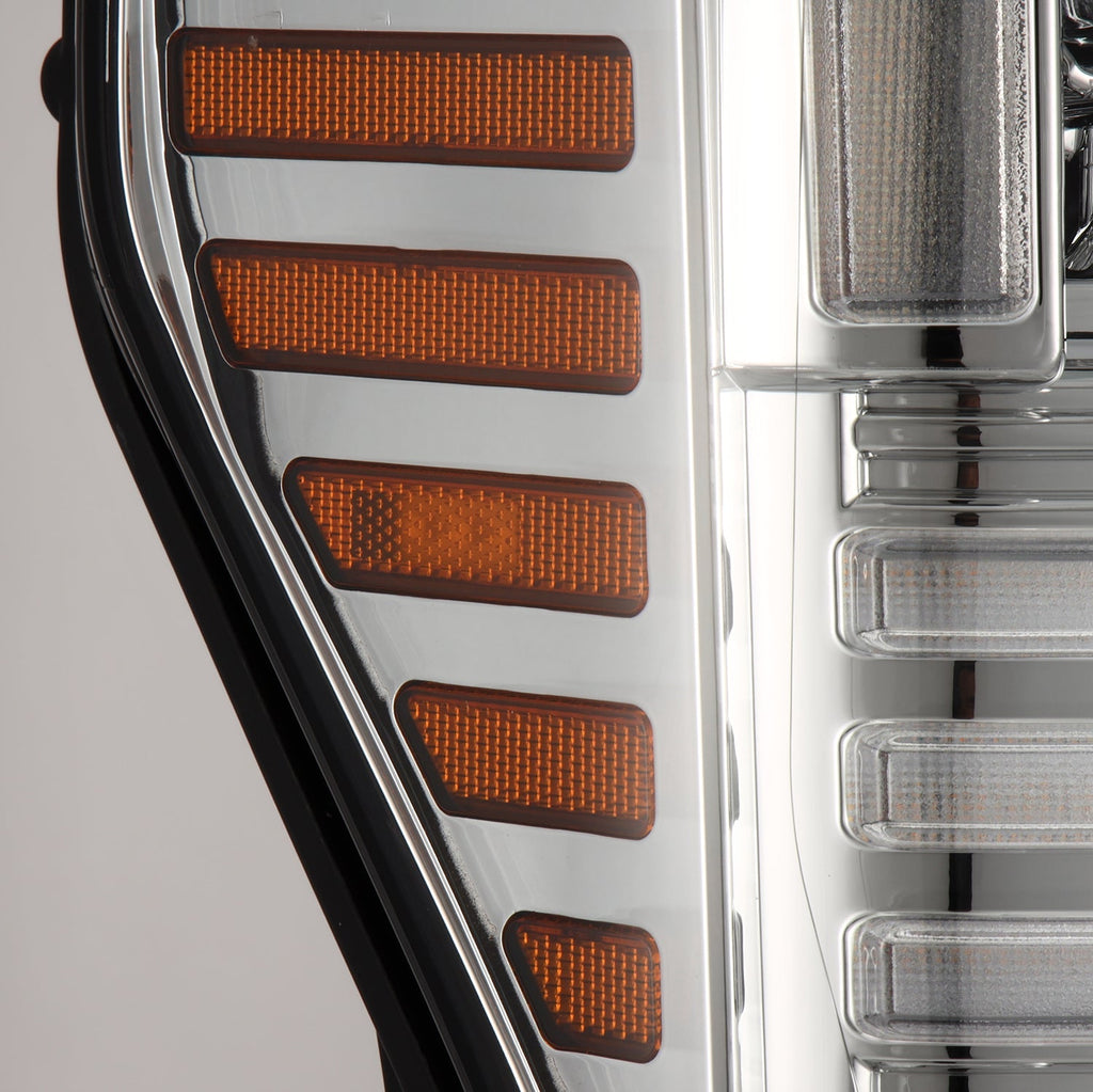 Alpha Rex 20-22 Ford Super Duty NOVA-Series LED Projector Headlights Chrome