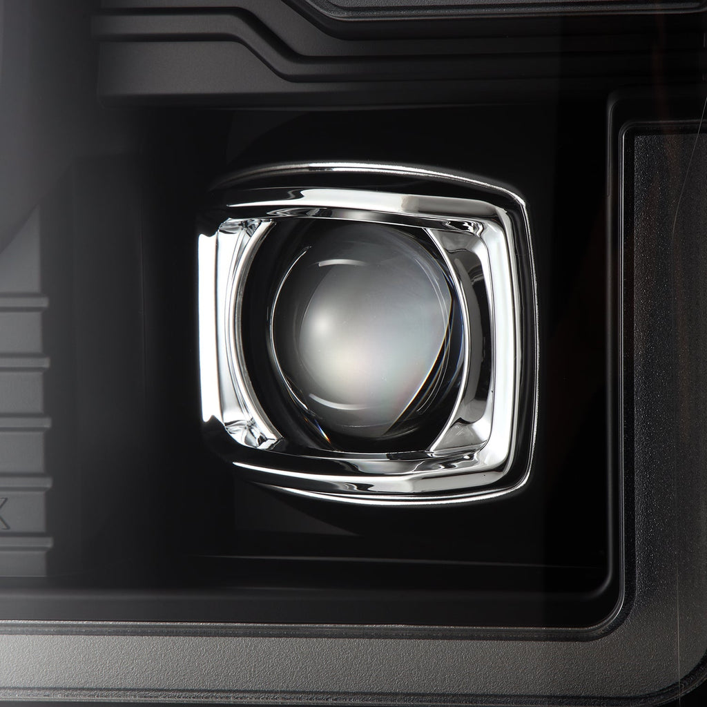 Alpha Rex 20-22 Ford Super Duty LUXX-Series LED Projector Headlights Black