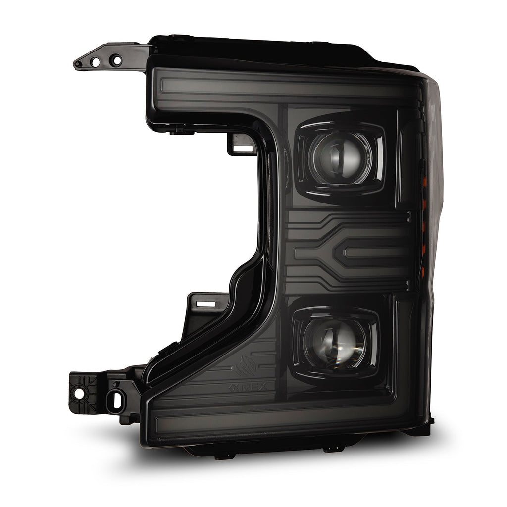 Alpha Rex 20-22 Ford Super Duty LUXX-Series LED Projector Headlights Alpha-Black