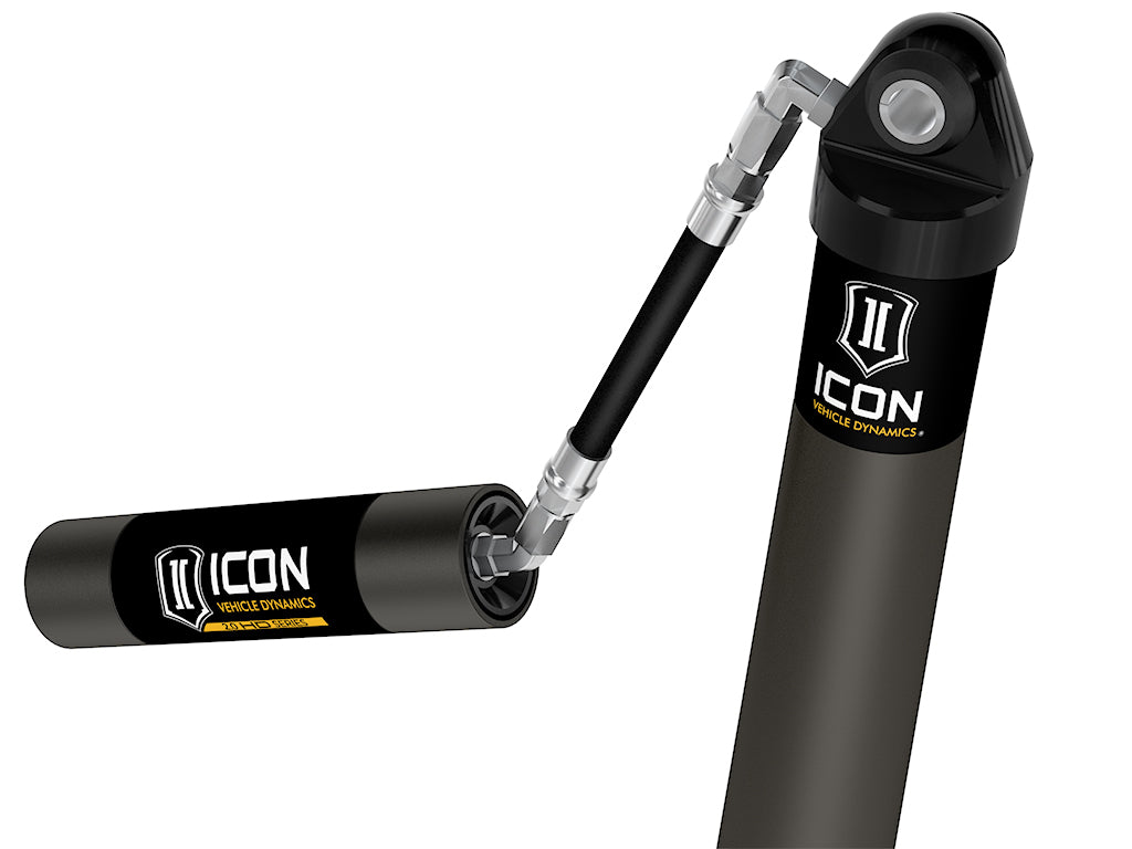 ICON 2011-2026 Chevrolet Silverado/GMC Sierra 2500/3500 HD, 0-1.5” Lift, Driver Rear, V.S. 2.0 HD Series Shock Absorber, Remote Reservoir