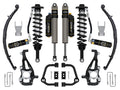 ICON 2021-2025 Ford F-150 4WD, 3.5-4.5" Lift, Stage 4 Suspension System, Tubular, CDXS, w/ Leaf Packs