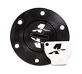 Screw on Fillcap, 1.5" Black with Key