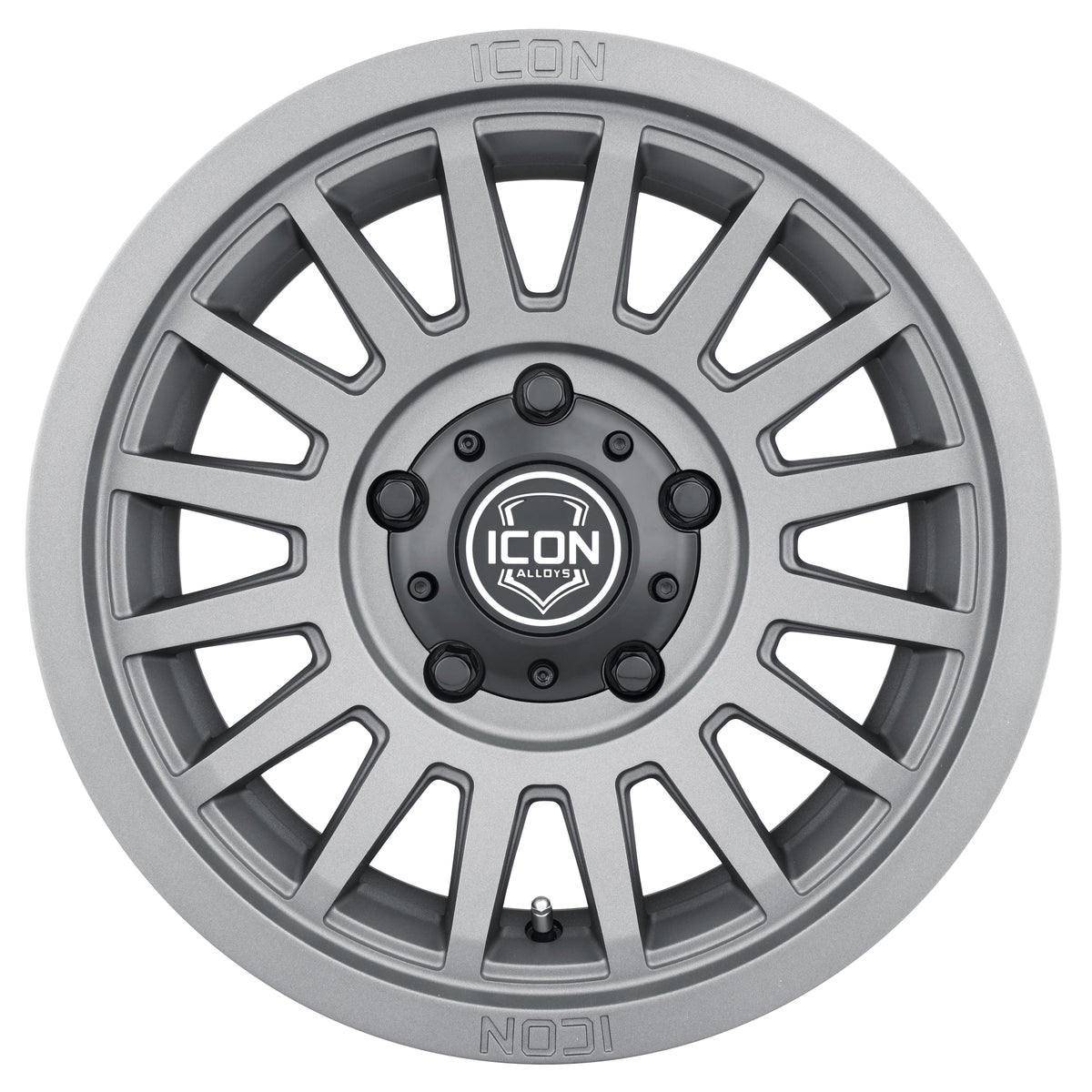 ICON Alloys Recon SLX, Charcoal, 17 x 8.5 / 6 x 135, 6mm Offset, 5" BS