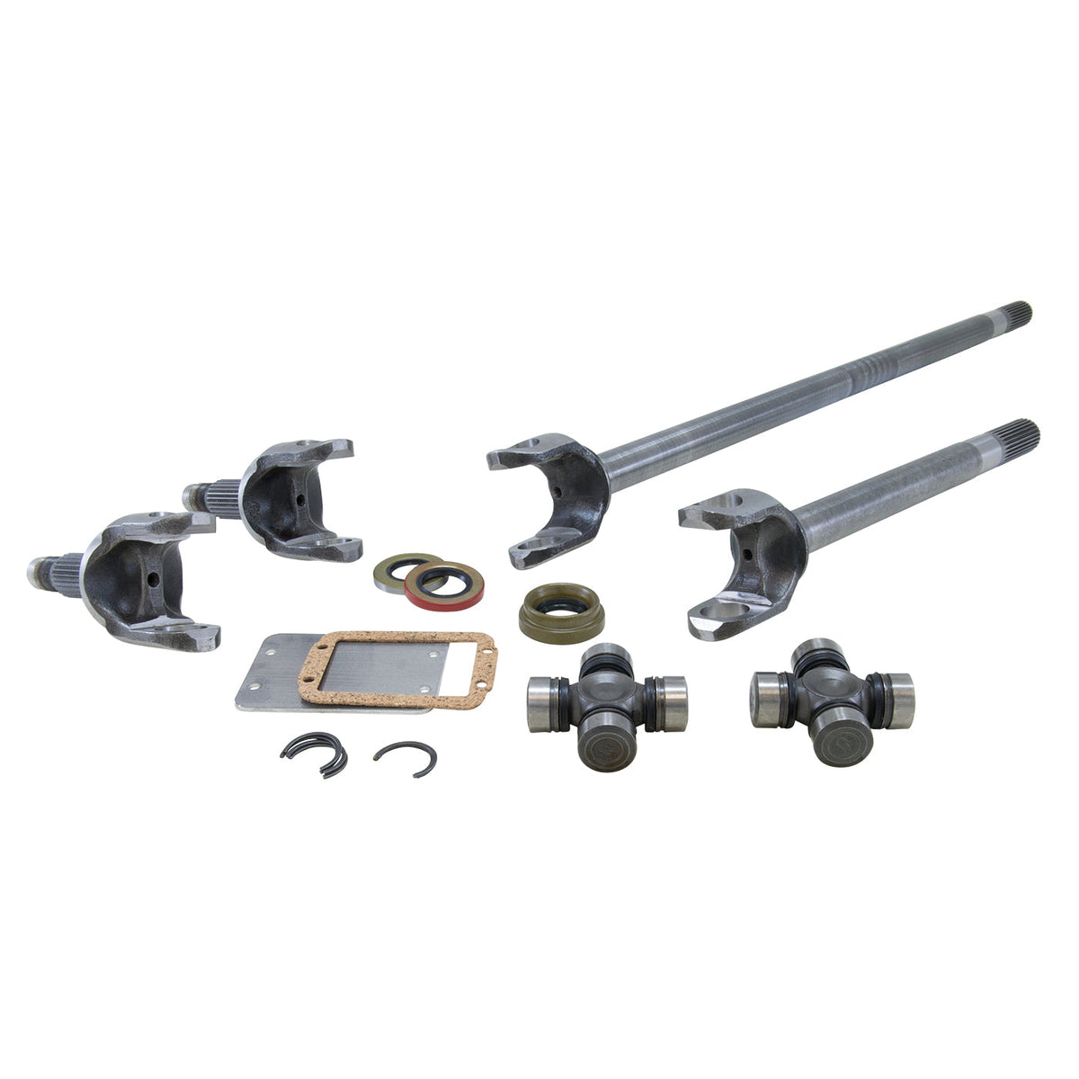 Yukon Chromoly Front Axle Kit, Dana 60, 35 Spline, Both Sides, 733X U-Joints