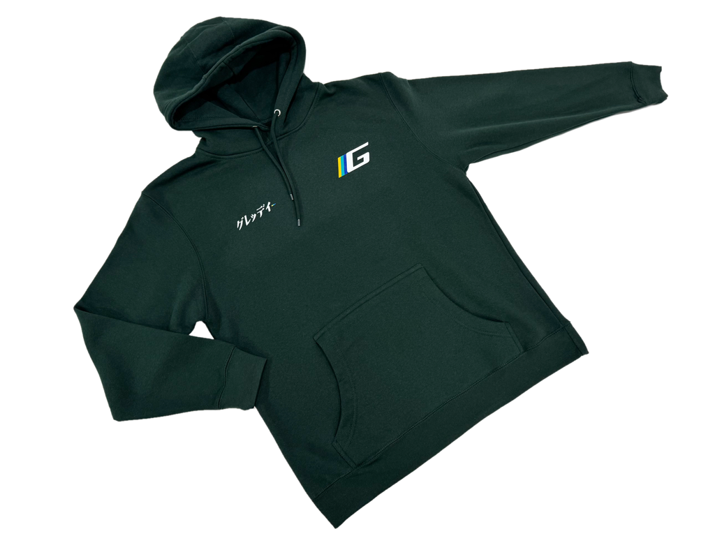 GReddy "94" Pullover Hood - Sports Green