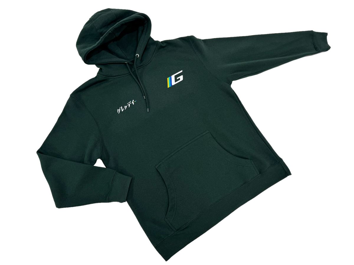 GReddy "94" Pullover Hood - Sports Green