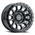 ICON Alloys Hulse, Double Black, 18 x 9 / 8 x 6.5, 12mm Offset, 5.25" Backspace