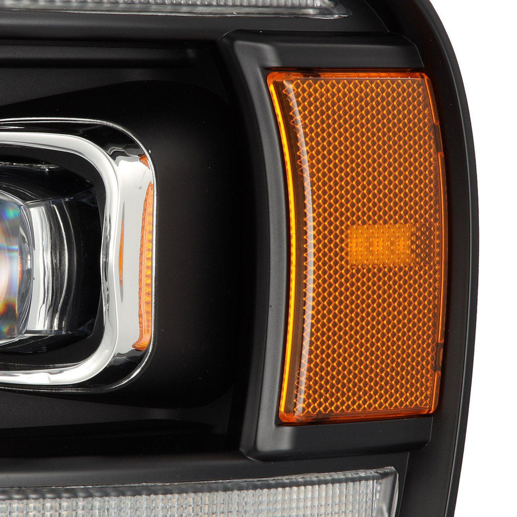 Alpha Rex 02-05 Dodge Ram NOVA-Series LED Projector Headlights Black
