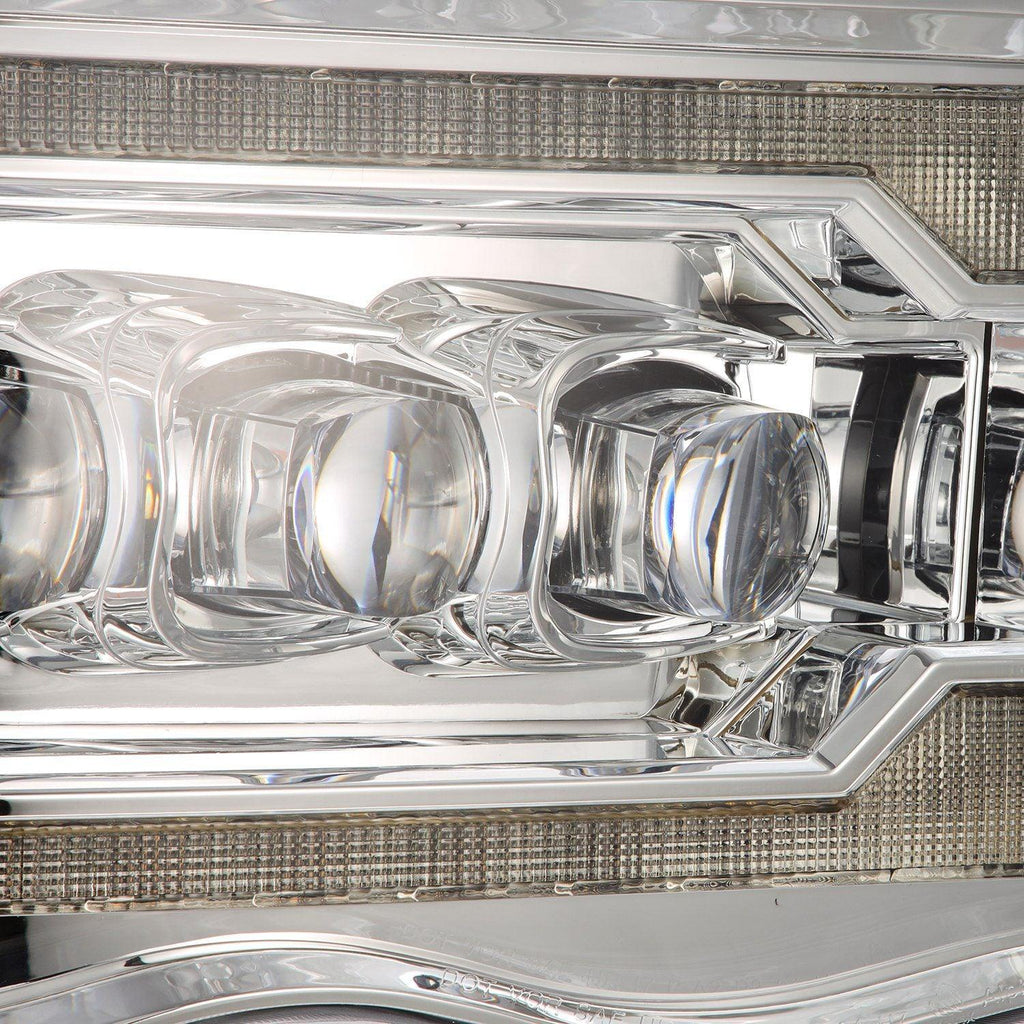 Alpha Rex 02-05 Dodge Ram NOVA-Series LED Projector Headlights Chrome