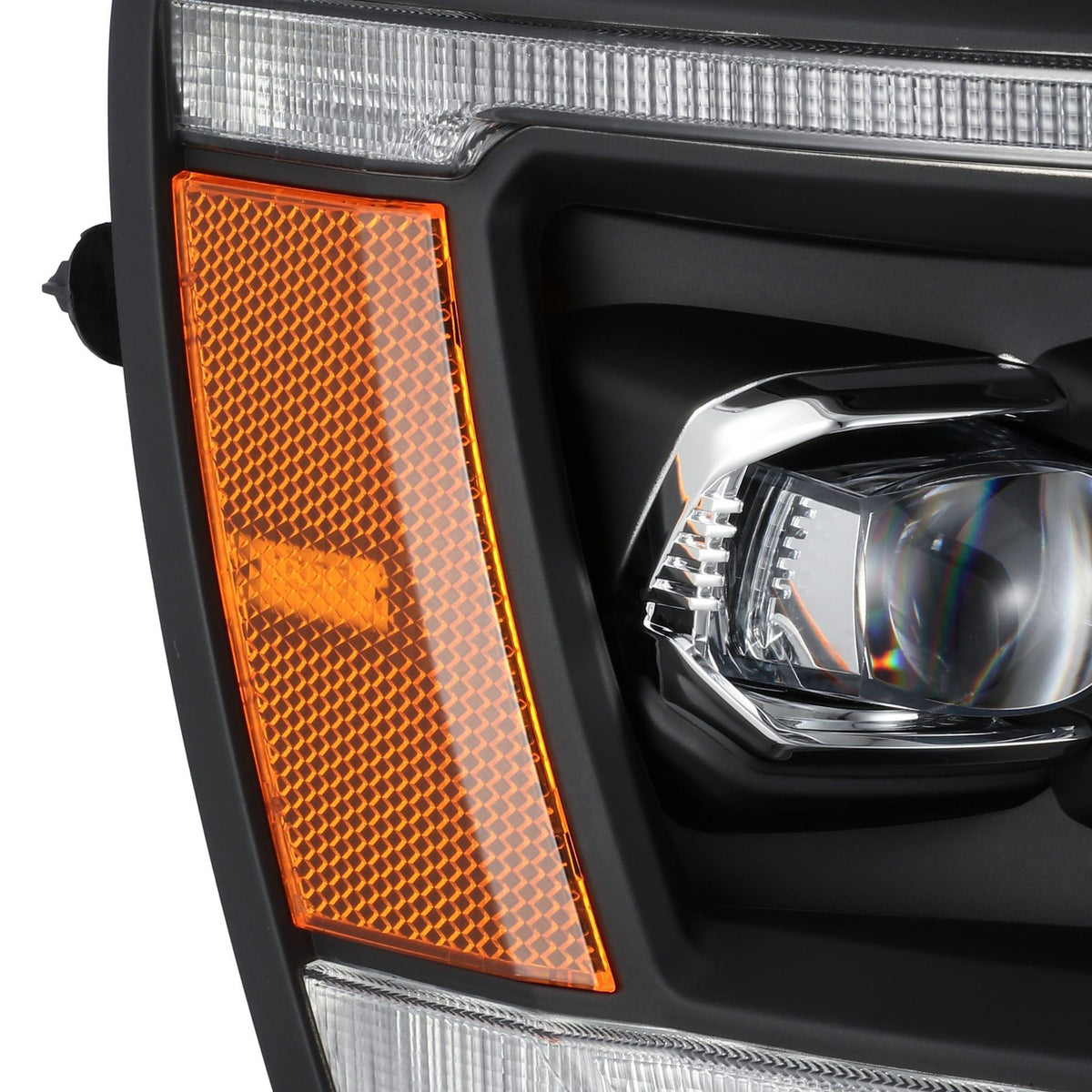 Alpha Rex 06-08 Dodge Ram NOVA-Series LED Projector Headlights Black