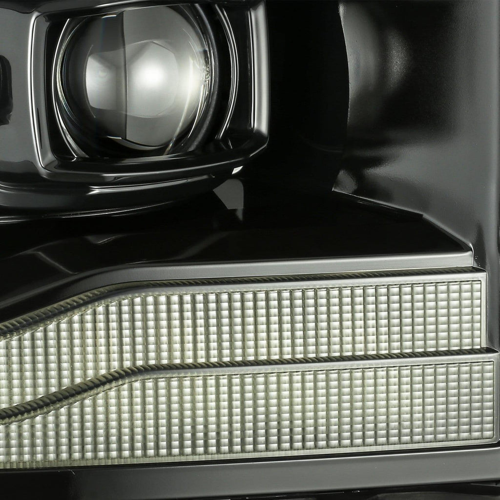 Alpha Rex 06-08 Dodge Ram LUXX-Series LED Projector Headlights Alpha-Black