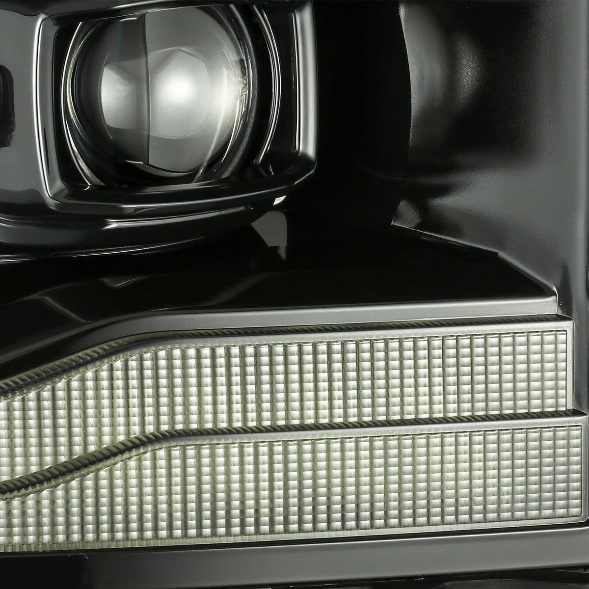 Alpha Rex 06-08 Dodge Ram LUXX-Series LED Projector Headlights Alpha-Black