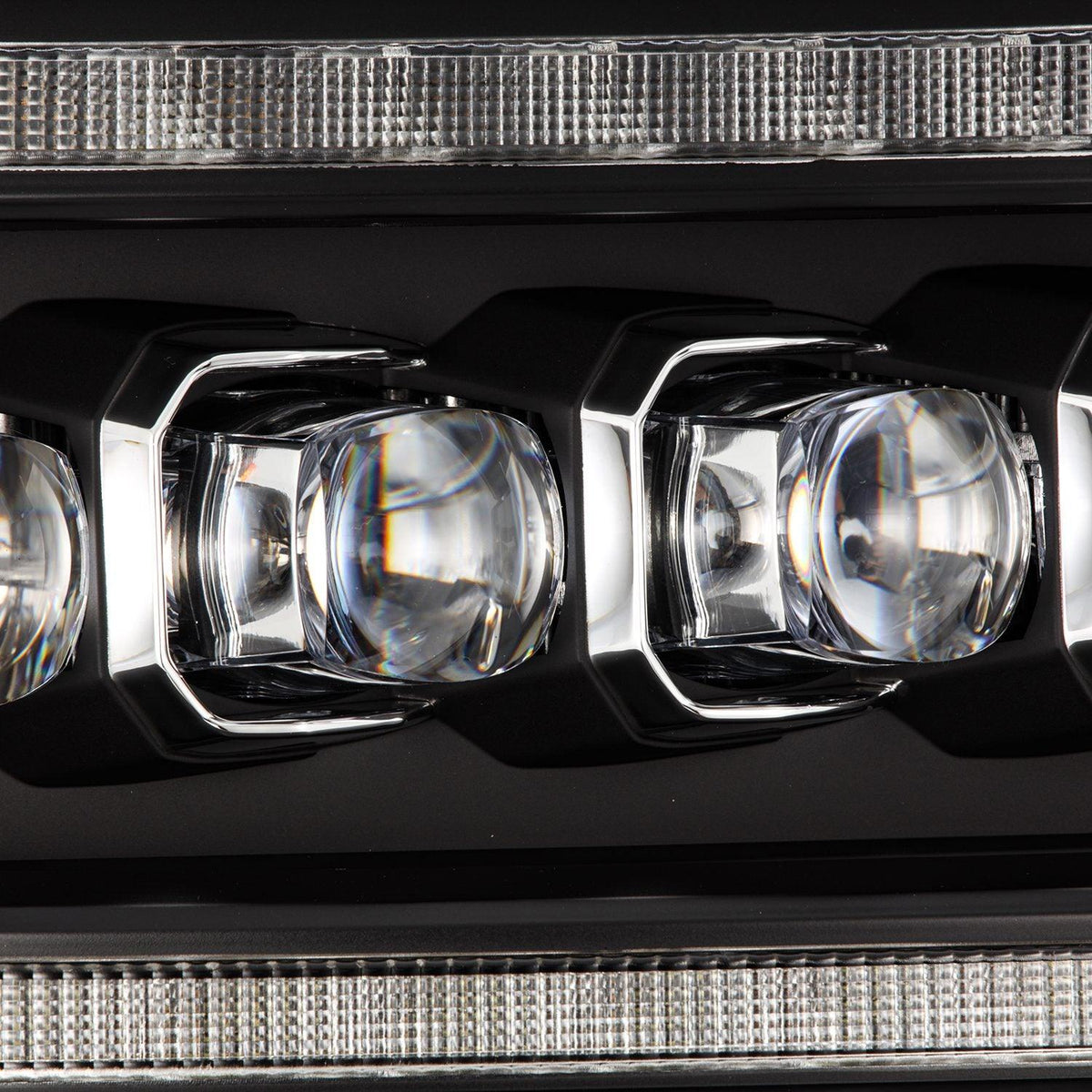 Alpha Rex 09-18 Ram Truck NOVA-Series (5th Gen 2500 G2 Style) LED Projector Headlights Black