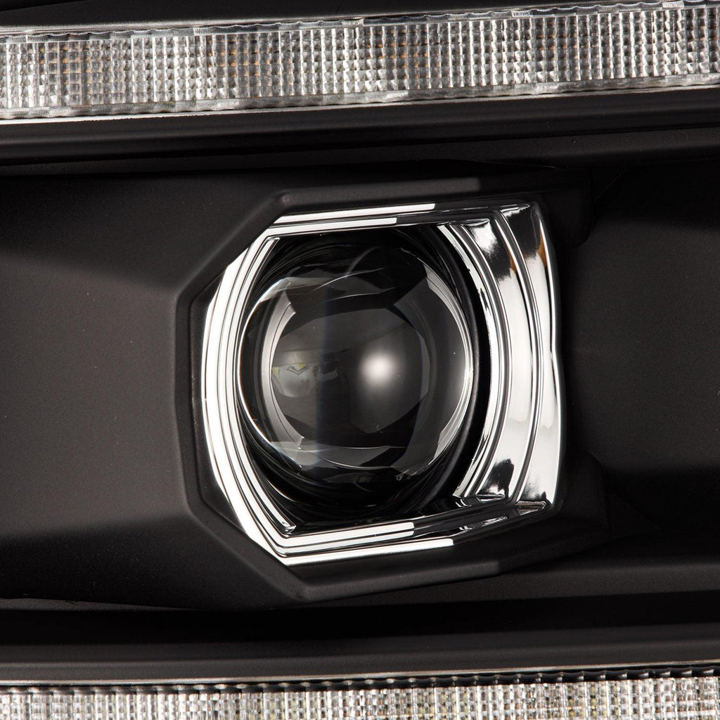 Alpha Rex 09-18 Ram Truck LUXX-Series (5th Gen 2500 G2 Style) LED Projector Headlights Black
