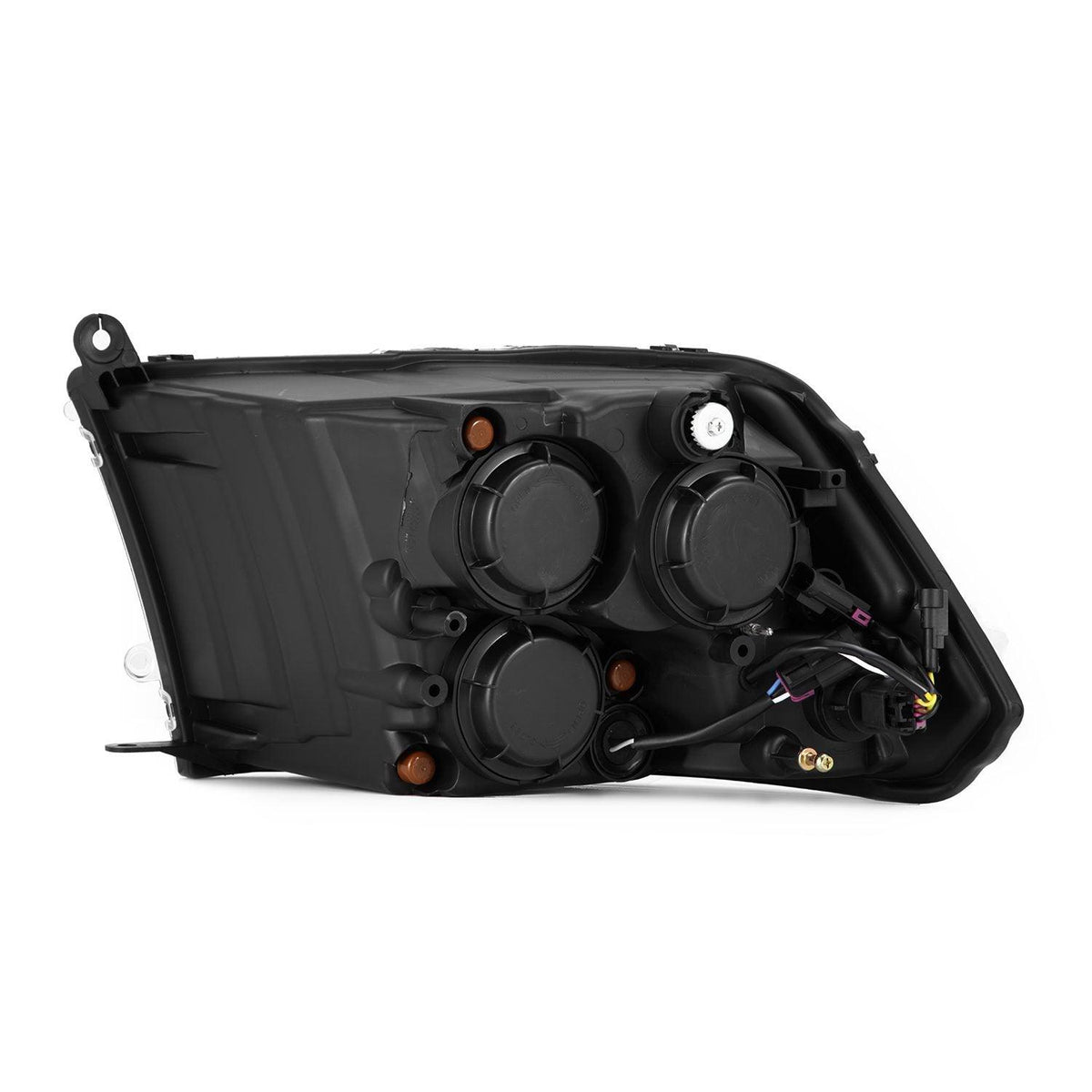 Alpha Rex 09-18 Ram Truck LUXX-Series (5th Gen 2500 G2 Style) LED Projector Headlights Alpha-Black