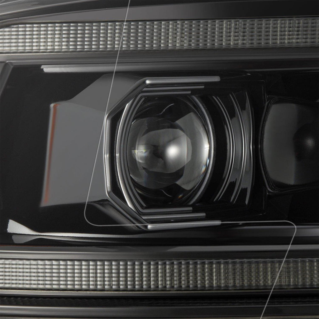 Alpha Rex 09-18 Ram Truck LUXX-Series (5th Gen 2500 G2 Style) LED Projector Headlights Alpha-Black