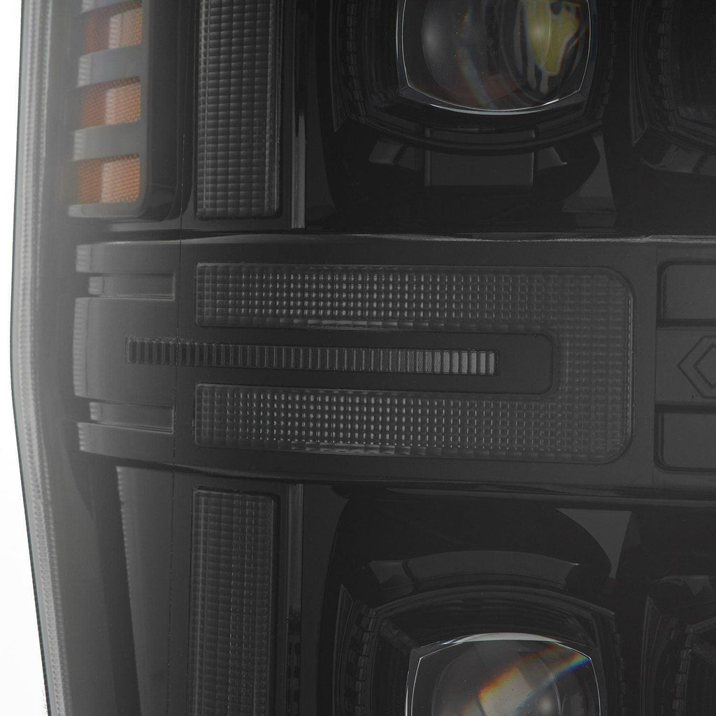 Alpha Rex 08-10 Ford Super Duty NOVA-Series LED Projector Headlights Alpha-Black