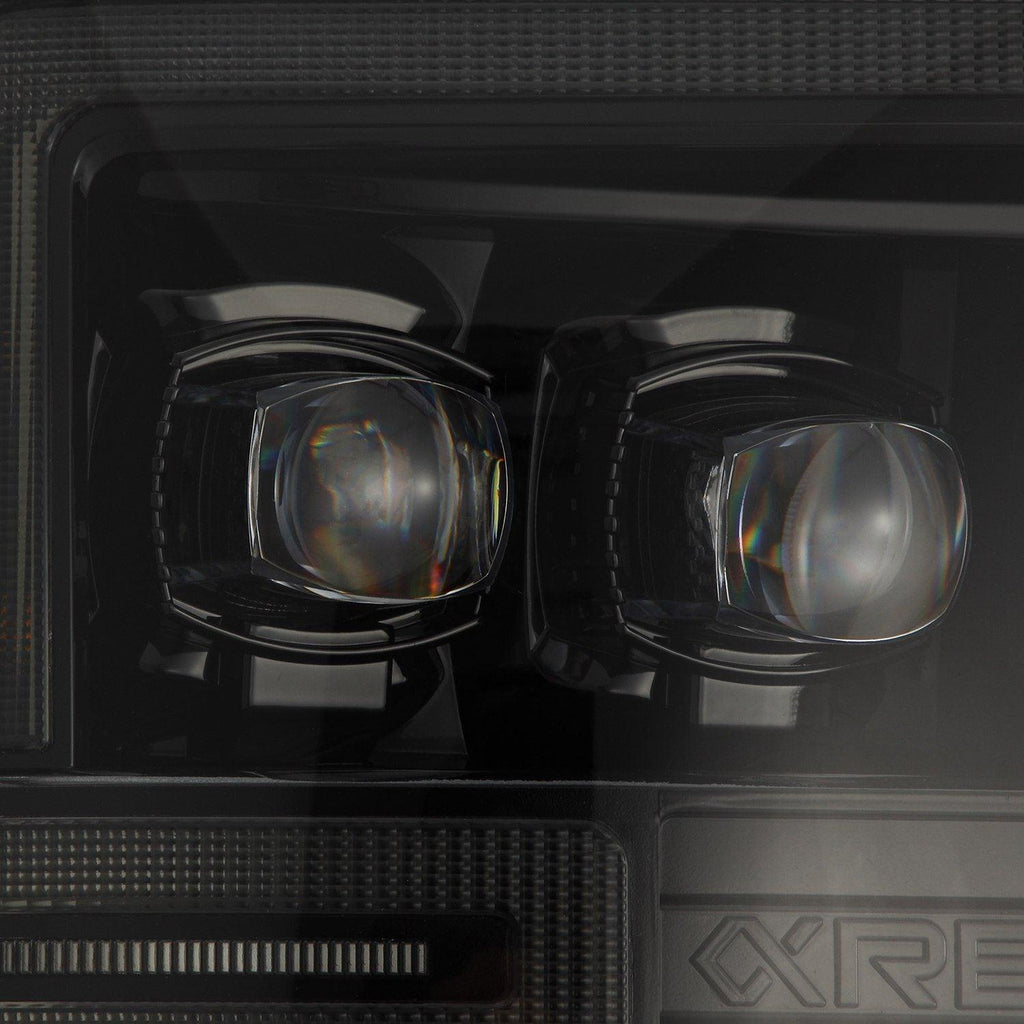 Alpha Rex 08-10 Ford Super Duty NOVA-Series LED Projector Headlights Alpha-Black
