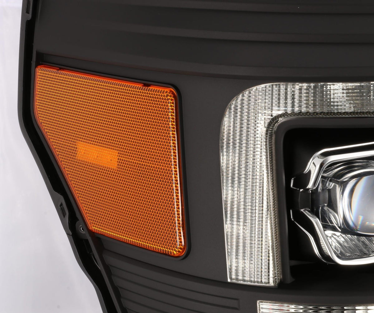 Alpha Rex 11-16 Ford Super Duty NOVA-Series LED Projector Headlights Black