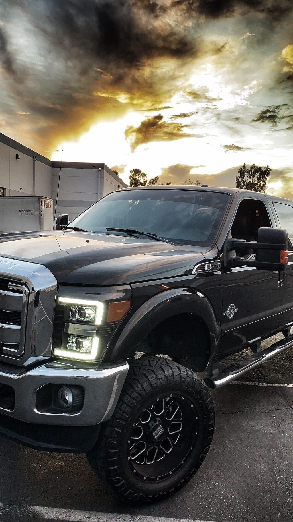 Alpha Rex 11-16 Ford Super Duty LUXX-Series LED Projector Headlights Chrome