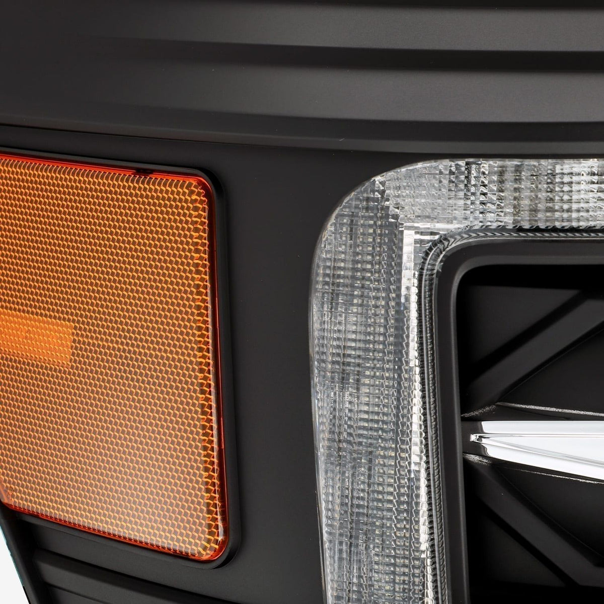 Alpha Rex 11-16 Ford Super Duty LUXX-Series LED Projector Headlights Black