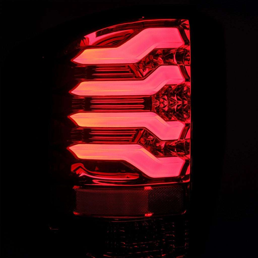 Alpha rex 14-18 Chevrolet Silverado 1500 / 15-19 Silverado 2500HD/3500HD / 15-19 GMC Sierra 3500HD Dually PRO-Series LED Tail Lights Red Smoke