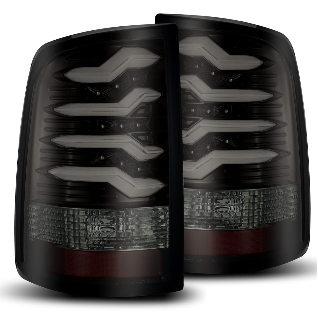 AlphaRex 2019-2024 Ram 2500/3500 PRO-Series LED Tail Lights Jet Black