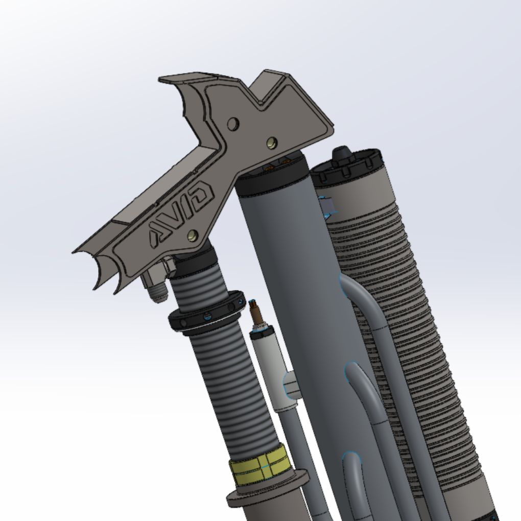 Can-Am Maverick R Rear Dual Shock Tower Kit