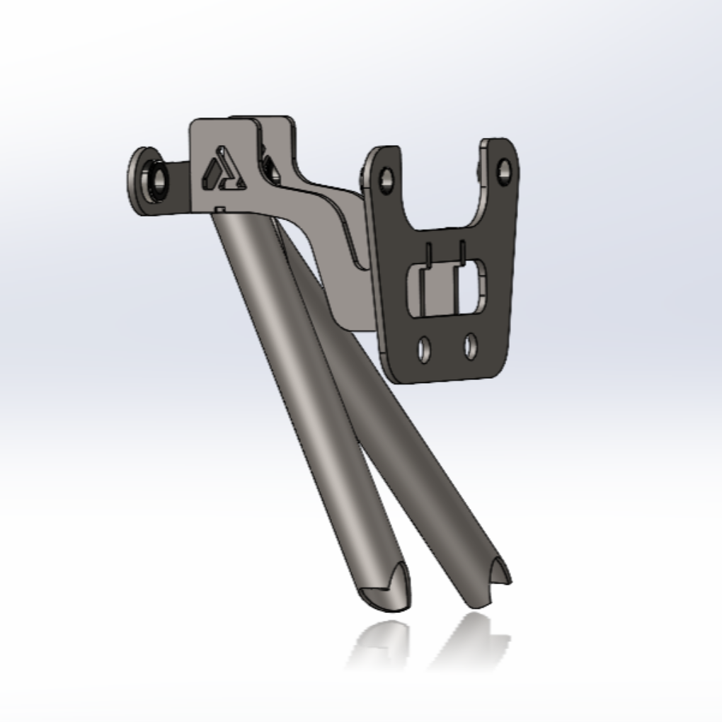Can-Am Maverick R Front Upper Control Arm Inner Pivot Gusset Kit