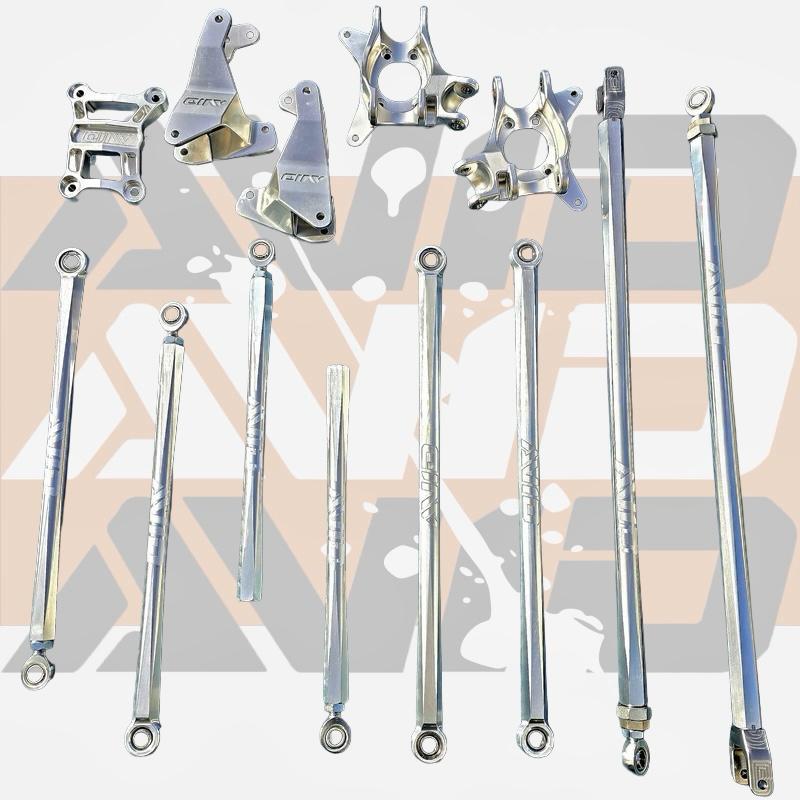 Polaris Pro R 80 Inch Baja (+2 Inch) Aluminum Straight Radius Rod Kit - 7075-T6 | AVID Racing