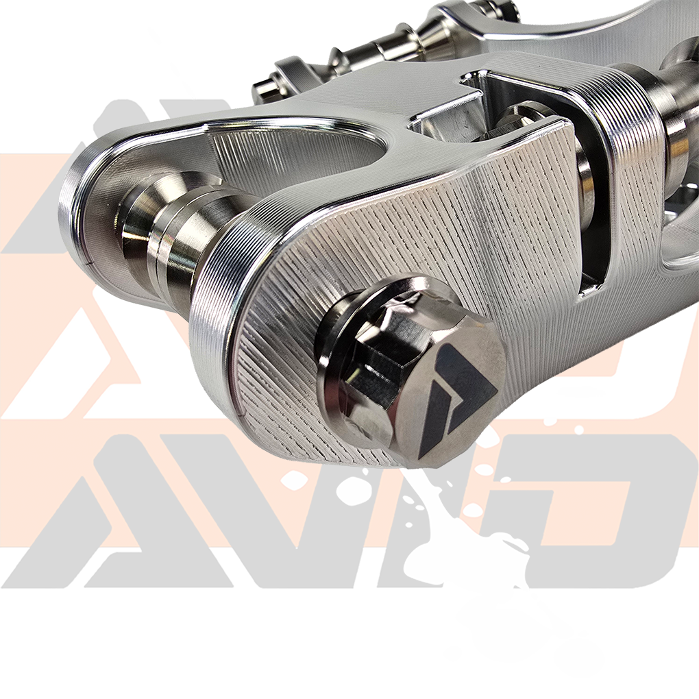 Polaris RZR Pro R / Turbo R / Turbo S Lightweight Billet Front Upright, Double Shear Vertical Uniball | AVID Racing