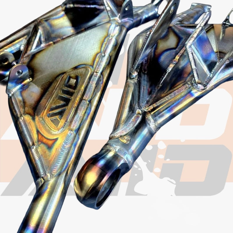 Polaris RZR Pro R/S XC Front Control Arm Kit - High Clearance Shock Fork Deleted | AVID Racing