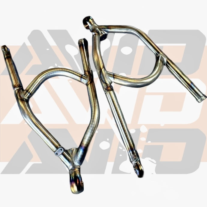 Polaris RZR Pro R/S XC Front Control Arm Kit - High Clearance Shock Fork Deleted | AVID Racing