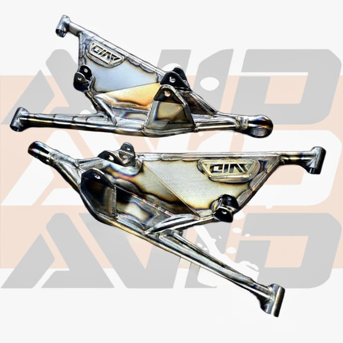 Polaris RZR Pro R/S XC Front Control Arm Kit - High Clearance Shock Fork Deleted | AVID Racing