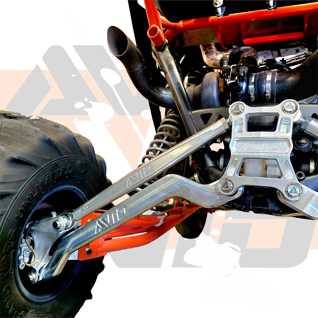Polaris Pro R Stock-Length High-Clearance Aluminum Radius Rod Kit - 7075-T6 | AVID Racing