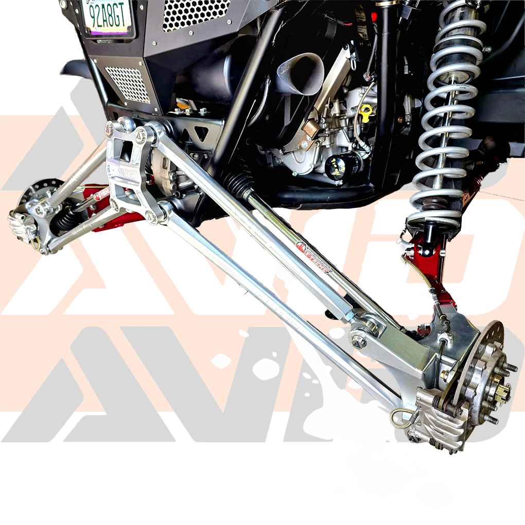 Polaris Pro R Stock-Length 7/8 Inch HD Aluminum Straight Radius Rod Kit - 7075-T6 | AVID Racing