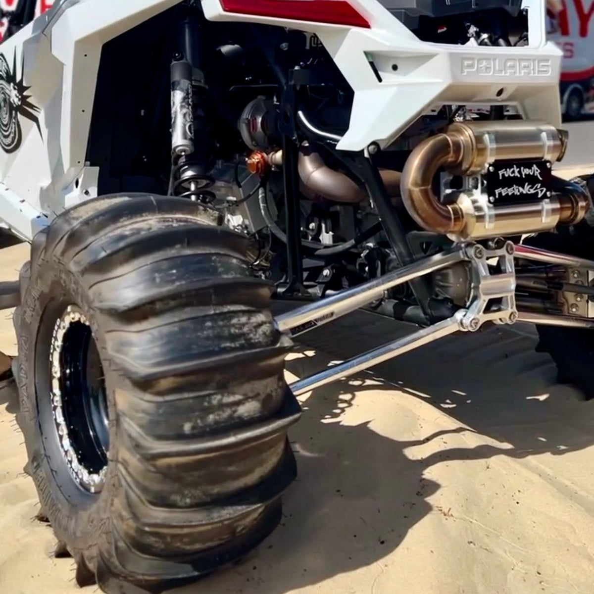 Polaris Pro R Stock-Length 7/8 Inch HD Aluminum Straight Radius Rod Kit - 7075-T6 | AVID Racing