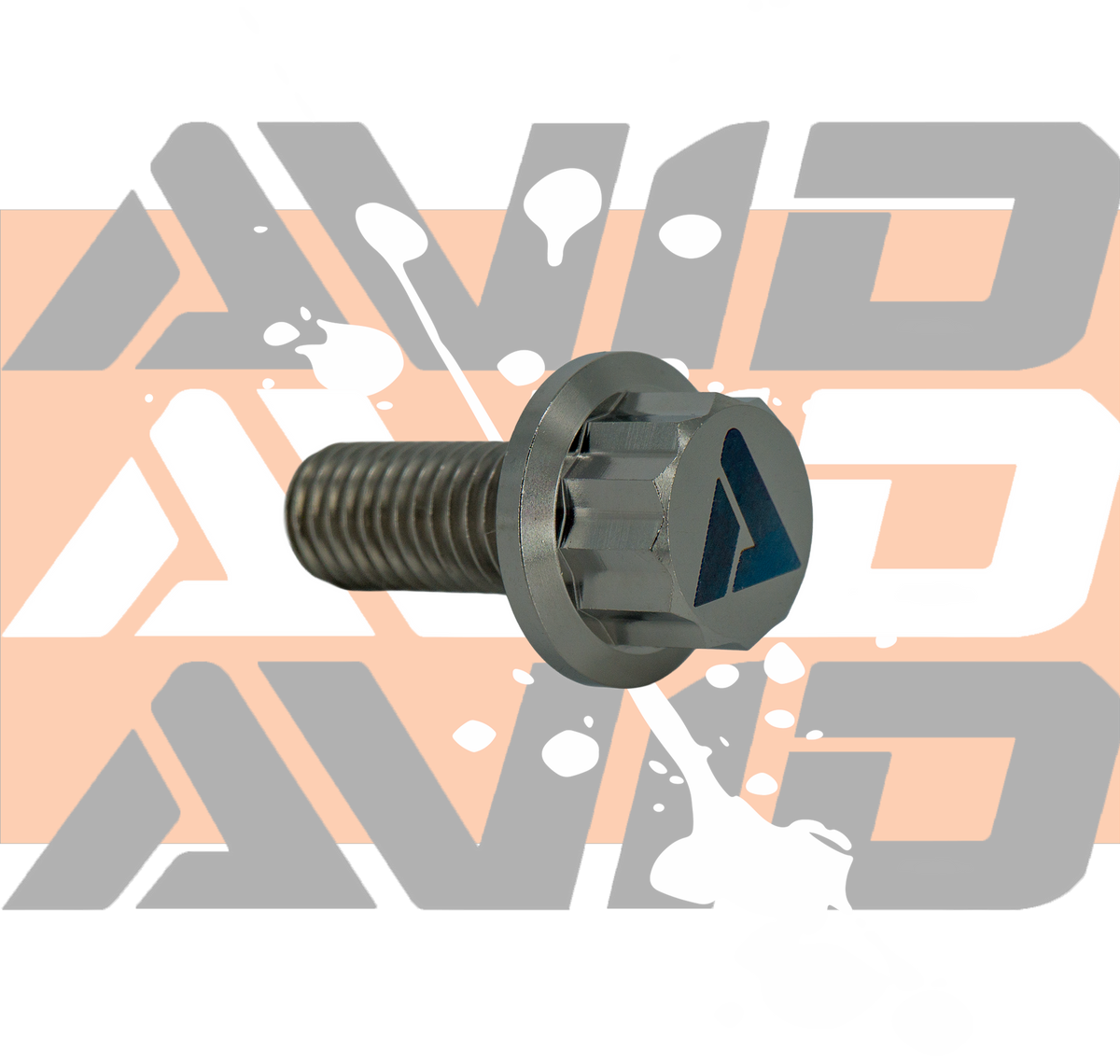 Titanium 12 Point Flange Bolt, M10 x 1.5 x 25 mm | AVID Racing